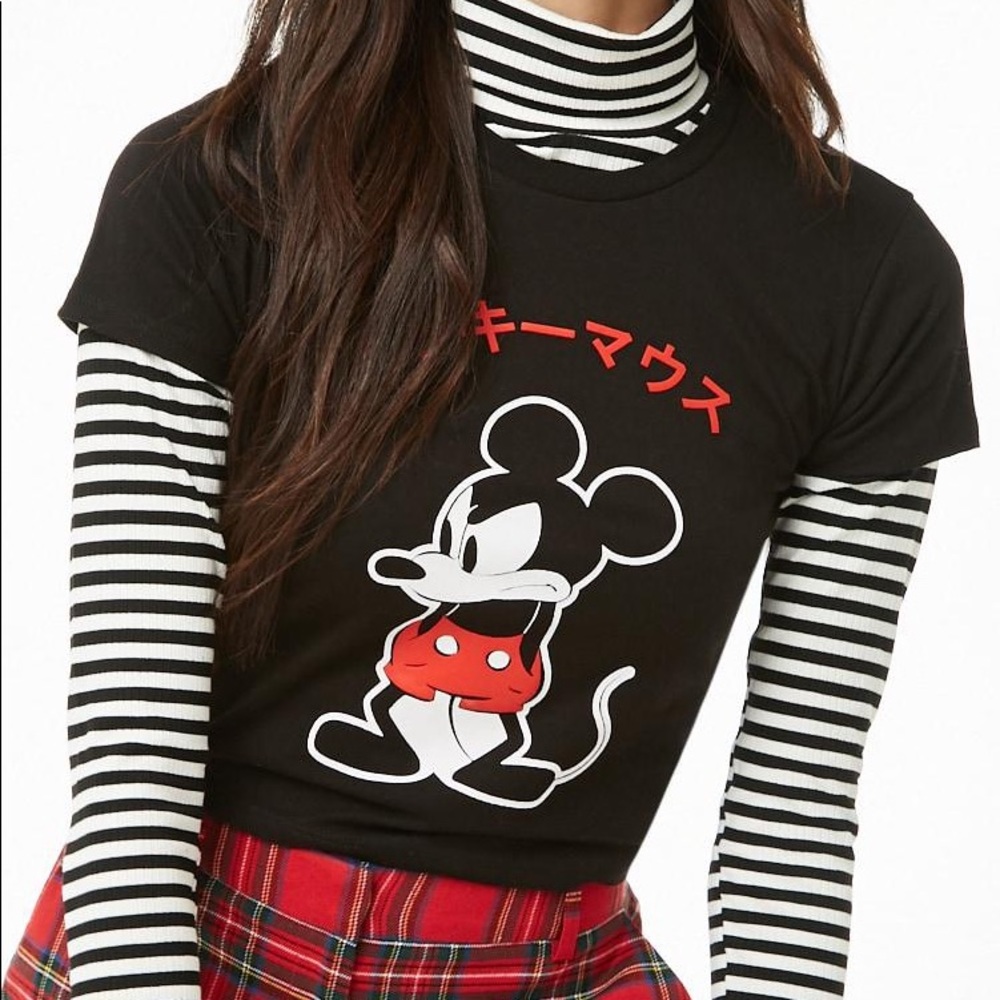 Japanese Disney Crop Top
